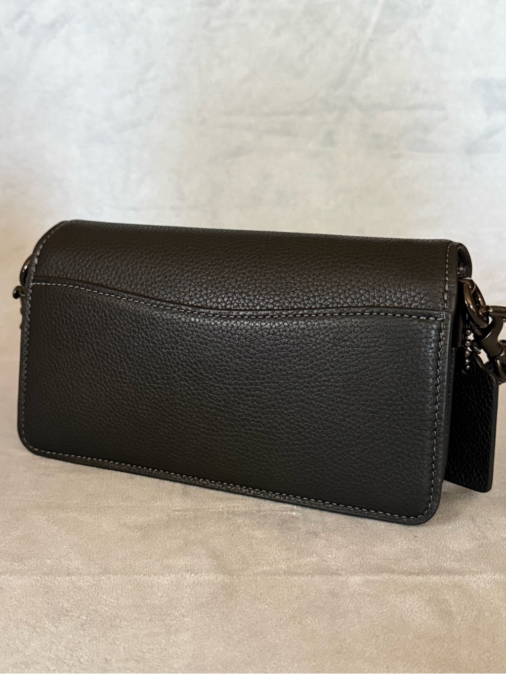 COACH Tabby Small Polished Pebbled Leather Shoulder Bag - Picture 3 of 6